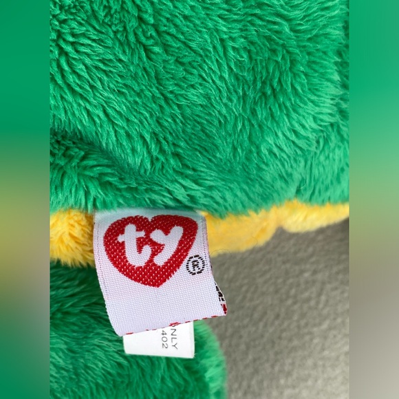 Ty Classic Bayou the Frog 13” Plush Stuffed Animal Toy Croaking Rattle 2003 - Picture 5 of 11